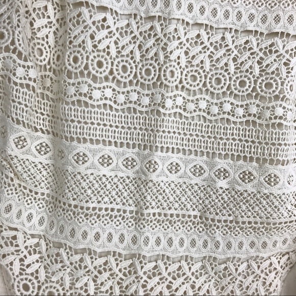 Sunday In Brooklyn Cream Knit Tank Top Anthro M - Picture 7 of 8